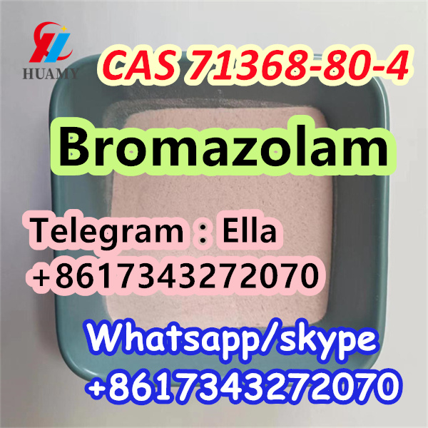 High Purity Bromazolam Powder CAS 71368-80-4 Safe Delivery 