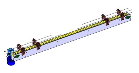 کانوایر زنجیری SLAT CONVEYOR