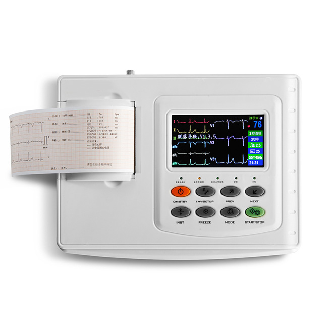 قیمت کارخانه الکترود 3 کانال ECG مانیتور MSLEC48