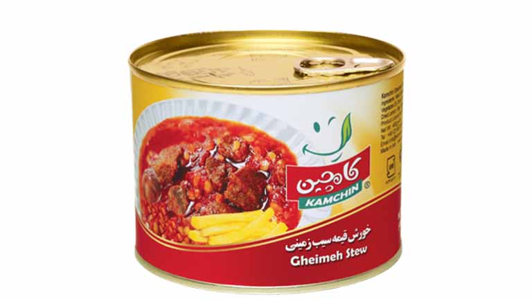 خورش قیمه سیب زمینی کامچین