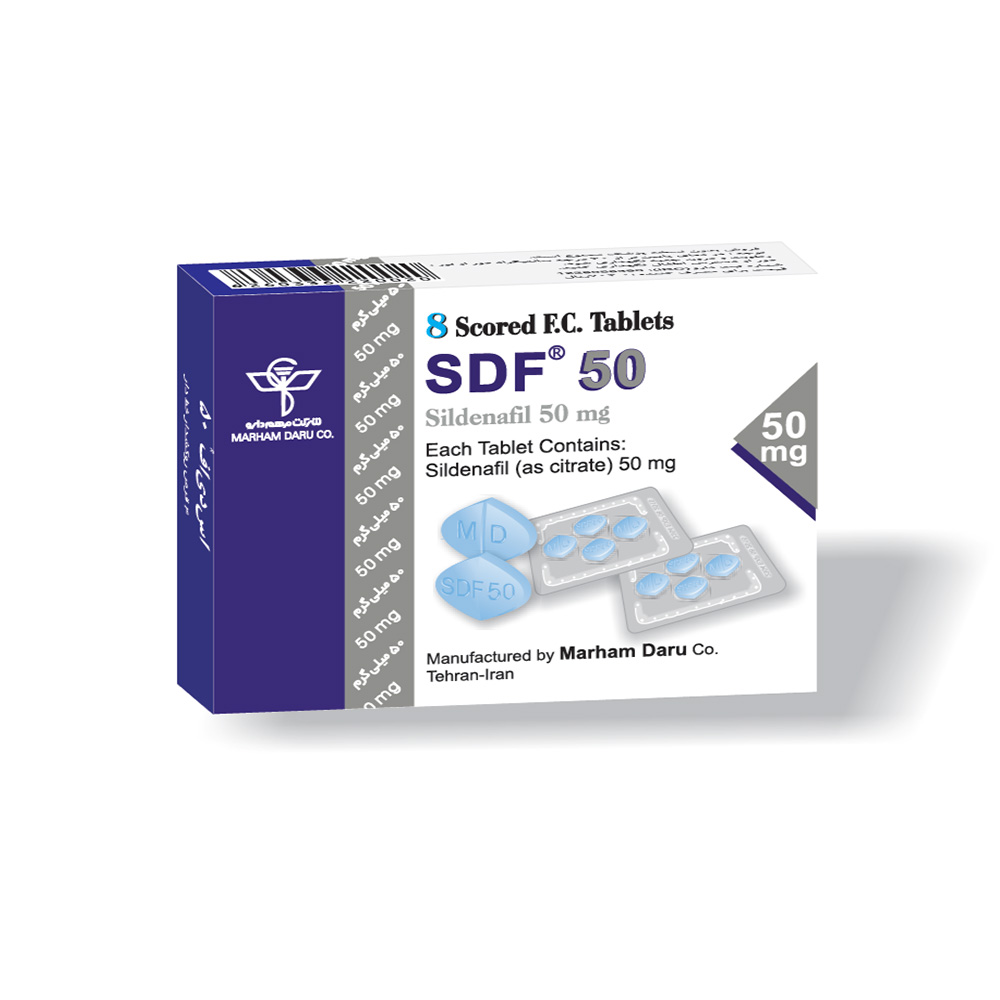 اس دی اف۵۰mg(سیلدنافیل) ® SDF 50mg®