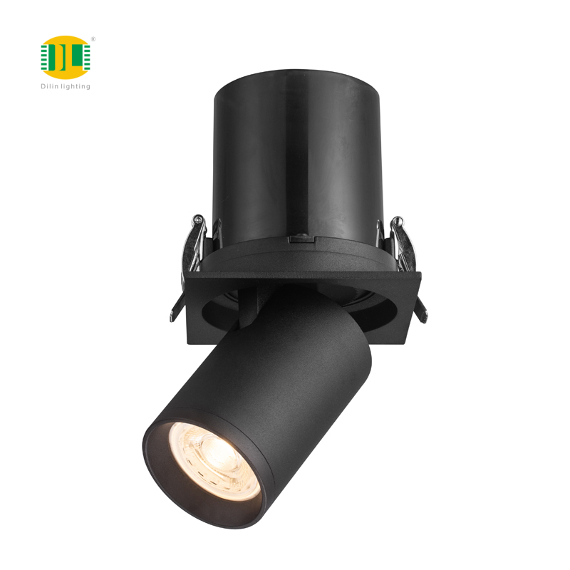 DL-163F BK Embedded GU10 Down Light