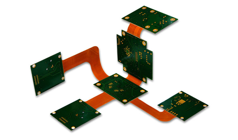 PCB چند لایه انعطاف پذیر سخت