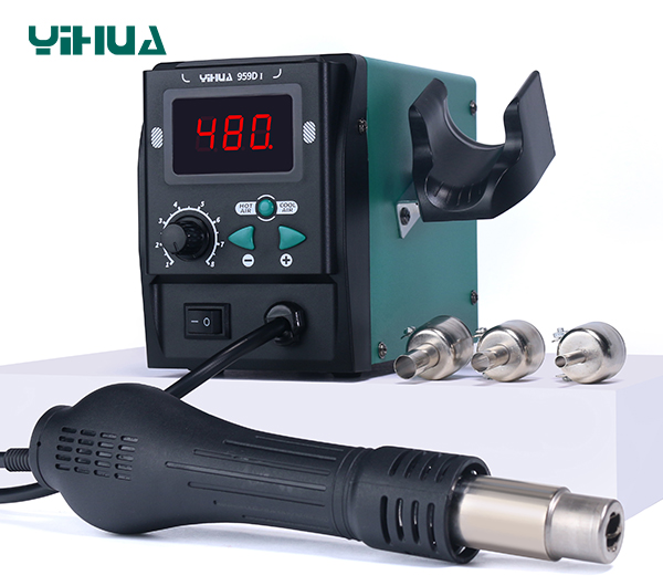 YIHUA 959D-I HOT AIR GUN SMD REWORK STATION