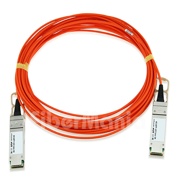 کابل نوری 40G QSFP+ به QSFP+ QDR Active Optical, 50M