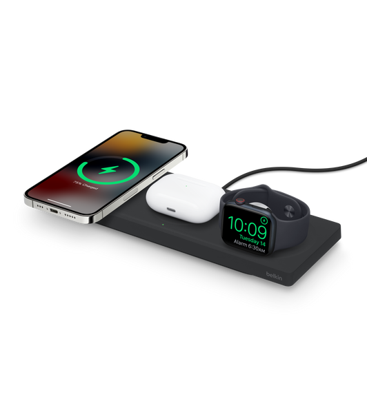 Belkin BOOST↑CHARGE™ PRO 3-in-1 Wireless Charging Pad with MagSafe