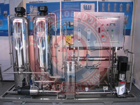 Desalination system by RO method
