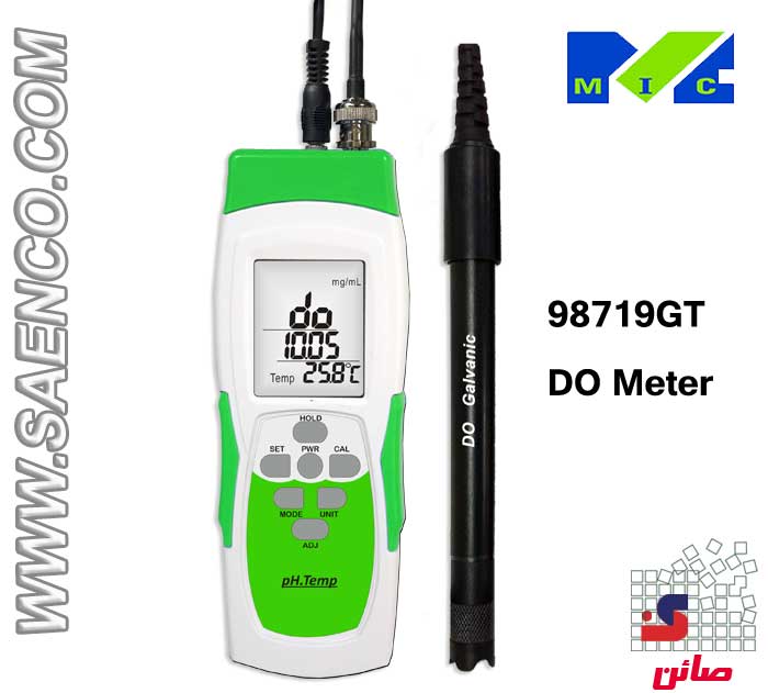 اکسیژن متر پرتابل مایعات، DO متر مدل 98719GT ساخت کمپانی MIC تایوان