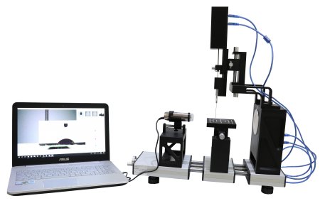 دستگاه اندازه گیری زاویه تماس