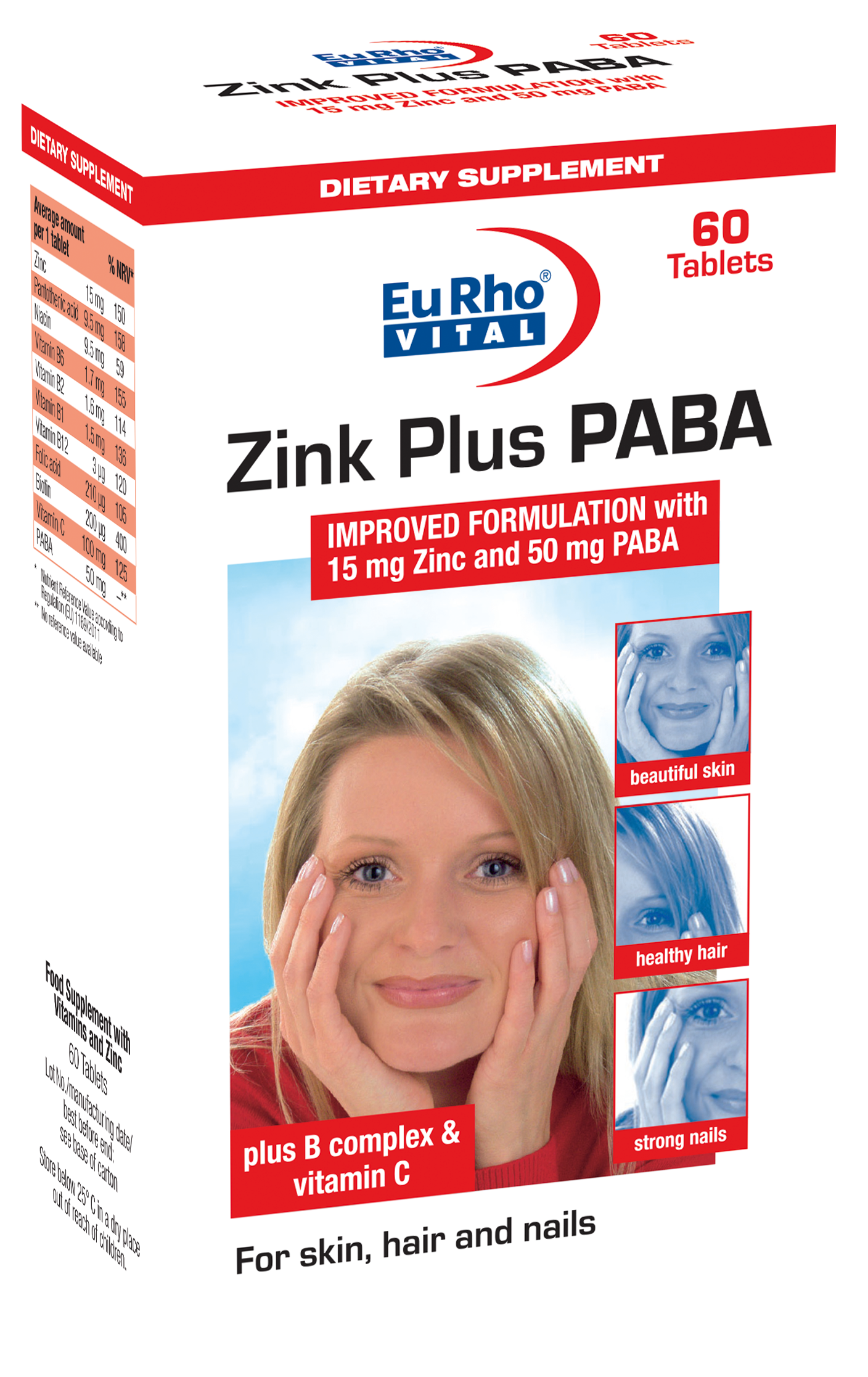 قرص زینک پلاس پابا / Zink Plus PABA