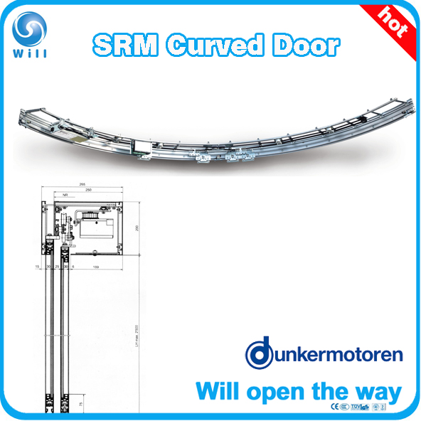 درب اتوماتیک کشویی منحنی SRM