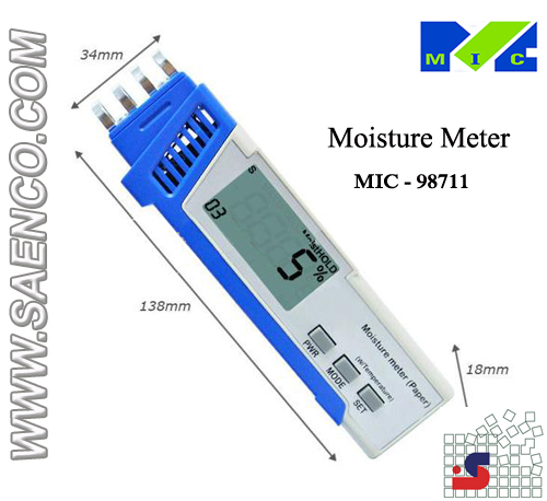 رطوبت سنج کاغذ مدل 98711 ساخت کمپانی MIC تایوان