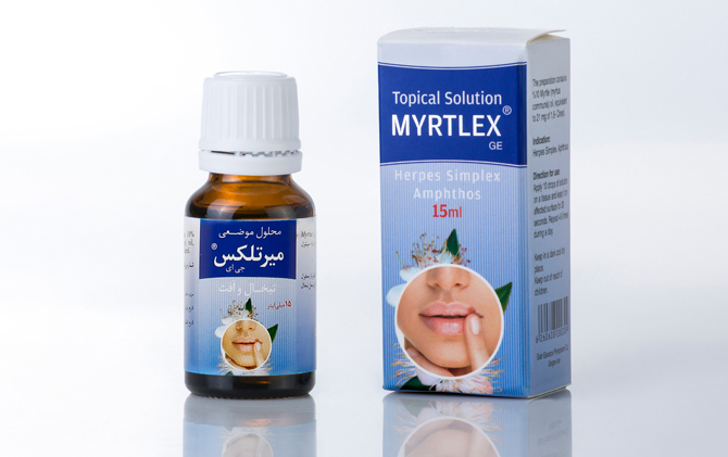 محلول موضعی میرتلکس Myrtlex