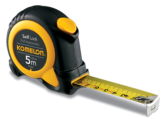 متر ۳ متری قفل اتوماتیک کوملون | komelon measuring PS-36