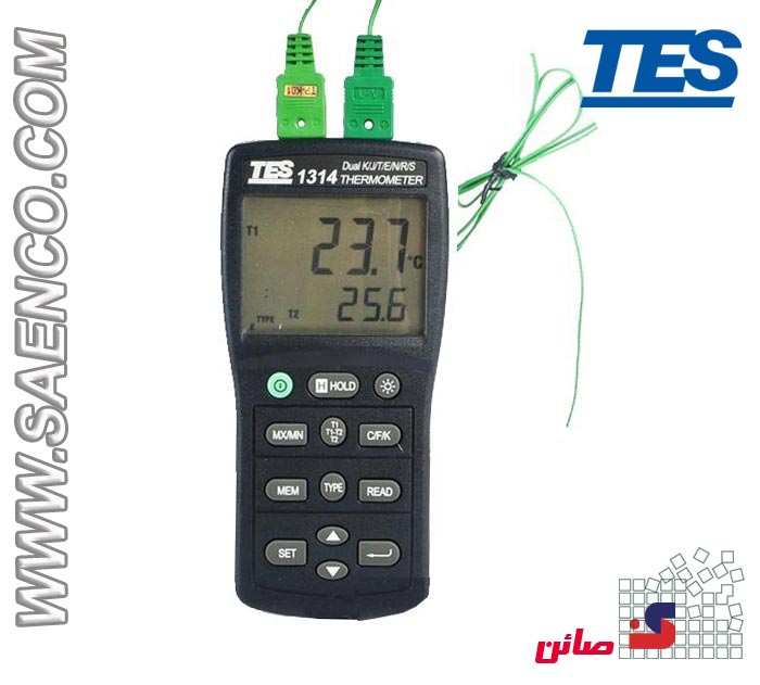 دماسنج  تماسی مدل TES-1314 ساخت کمپانی‌TESتایوان