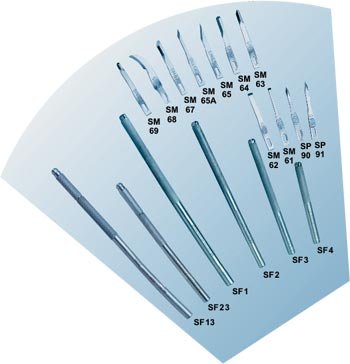 دسته و تيغهاي جراحي ريز (Micro Surgery)