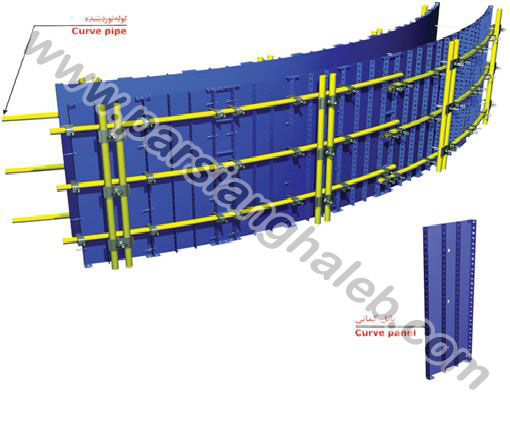 قالب بندی قوسی و پانل کمانی