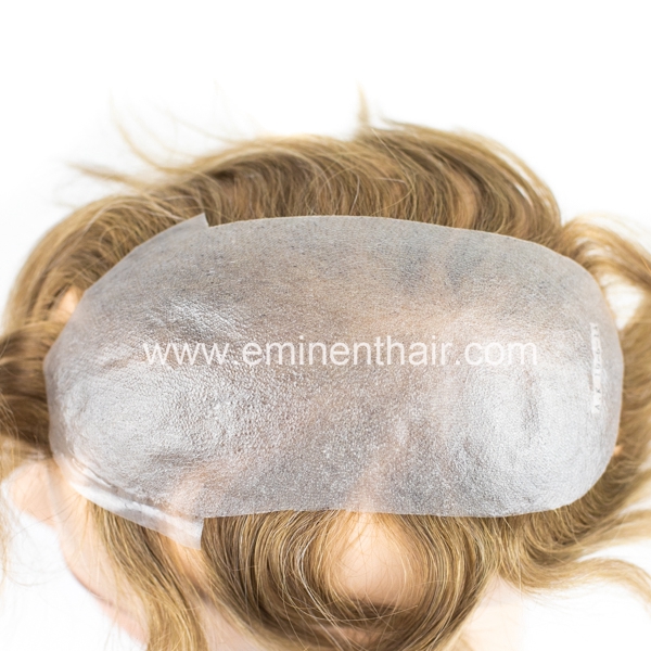 مدل موی مردانه پوست موی انسانی Factory Direct Natural Hairline