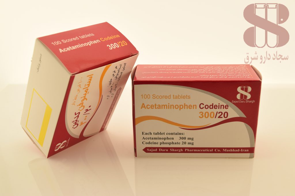 استامینوفن کدئین20/300 (Acetaminophen Codeine300/20 )