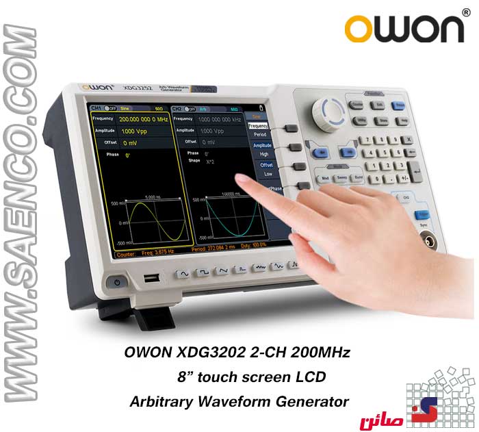 سیگنال ژنراتور 160مگاهرتز Touch مدل XDG3162 ساخت کمپانی OWON