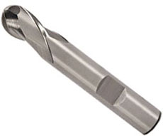 DIN327 HSS End Mills - Ball Nose