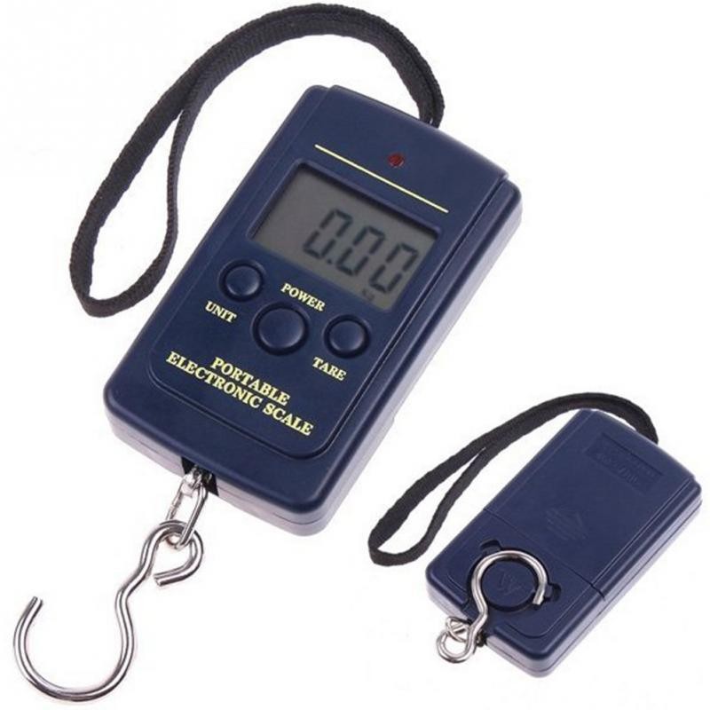 LCD Mini Electronic Scale Digital Scales 0.01kg - 40kg Hanging Scale Luggage Weight Balance