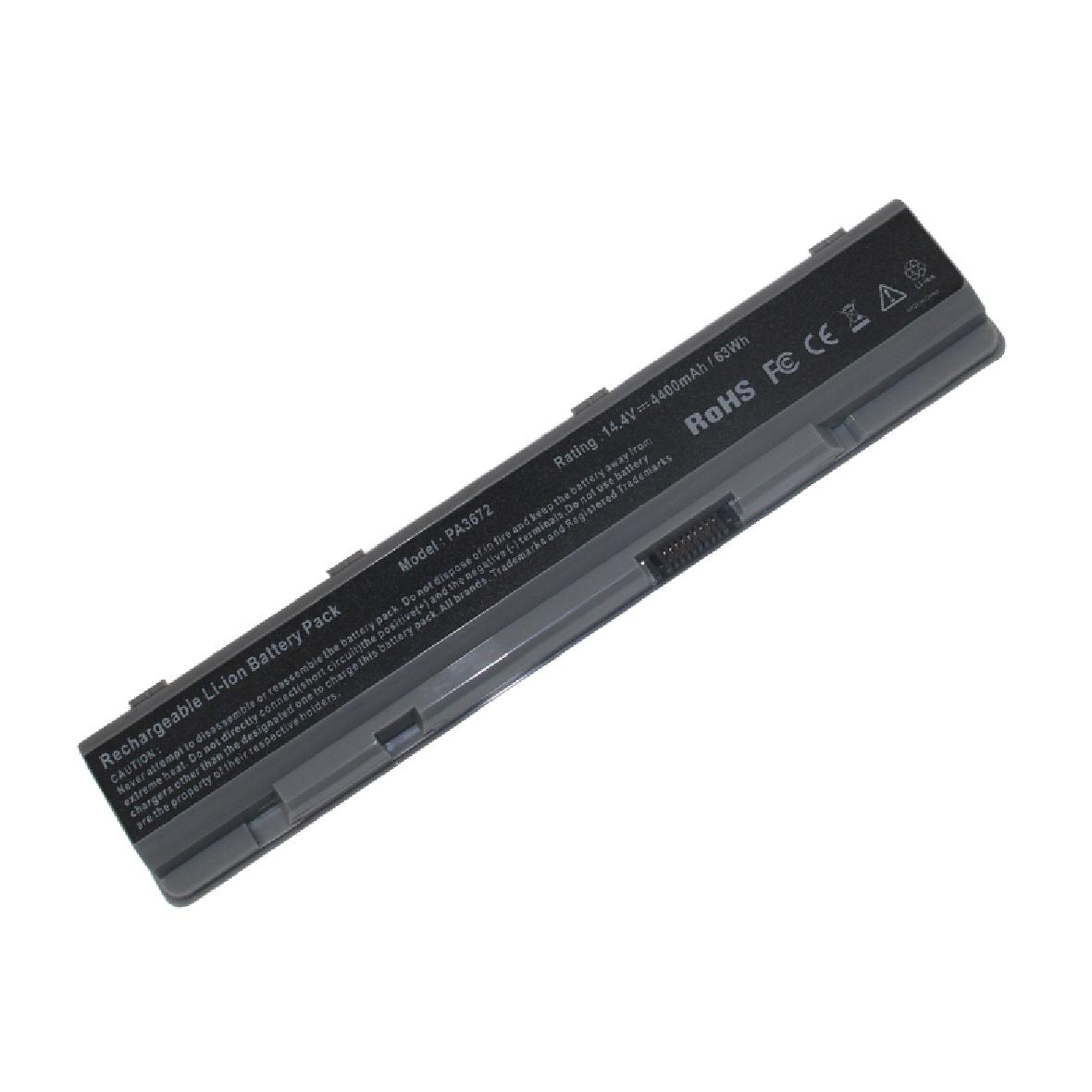 باتری نوت بوک جایگزین برای TOSHIBA Satellite E100 PA3672U-1BRS E105-S1402 E105-S1602 E105-S1802