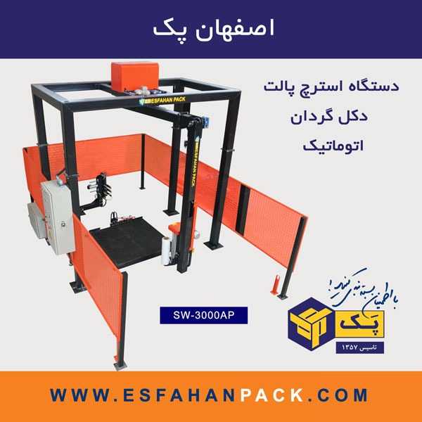 SW-3000AP دستگاه استرچ پالت اتوماتیک | دروازه ای