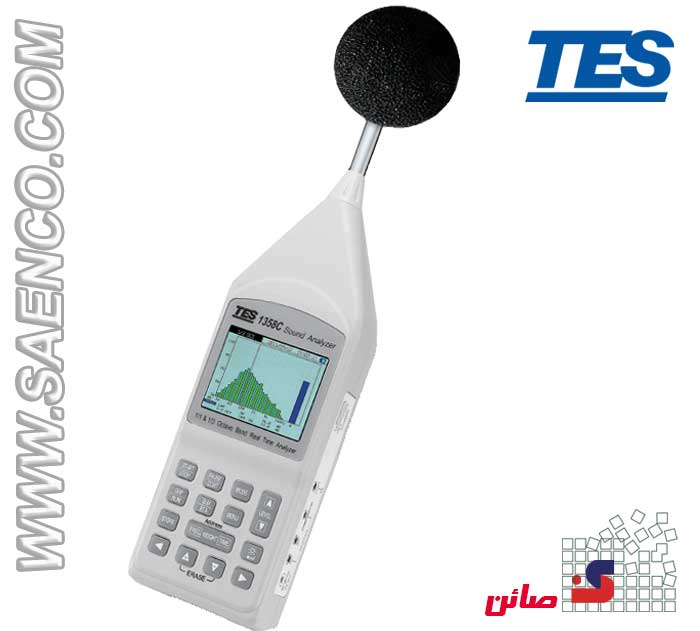 صداسنج با آنالیز فرکانسی همزمان مدل TES-1358Cساخت کمپانیTES تایوان
