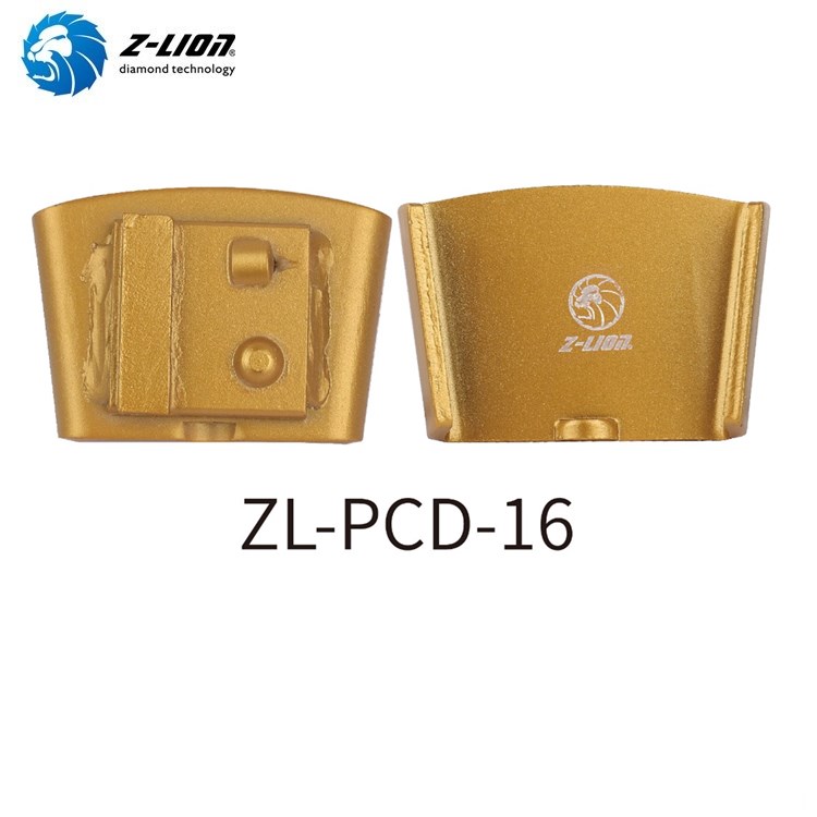 بلوک های سنگ زنی الماس pcd Z-lion برای کف بتنی ZL-PCD-16
