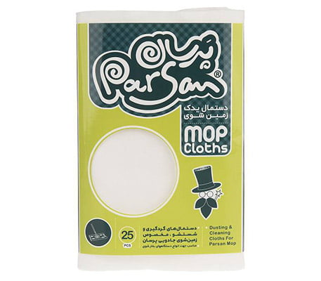 دستمال یدک زمین شوی پرسان «Mop cloths»