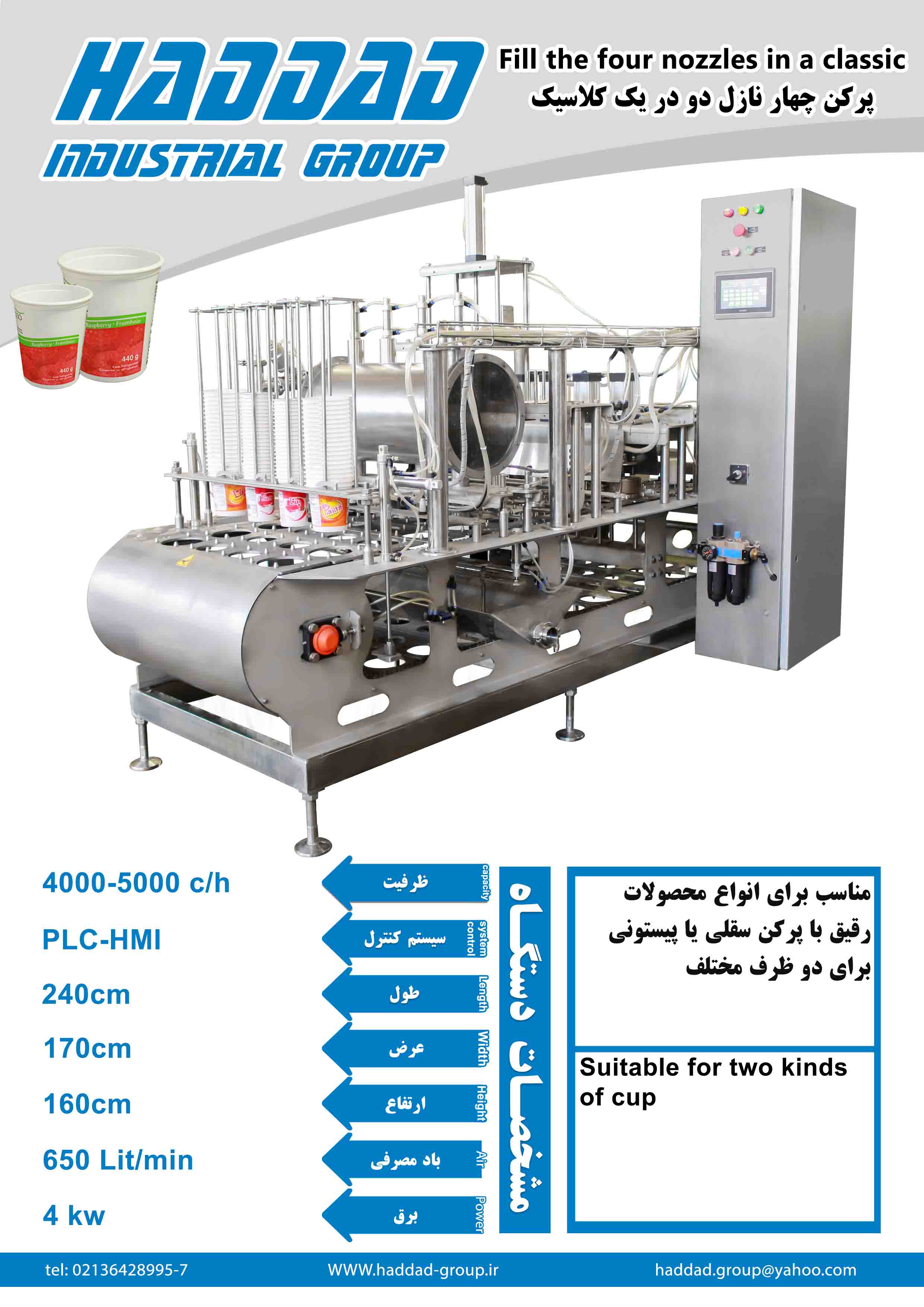 پرکن چهار نازل دو در یک کلاسیک