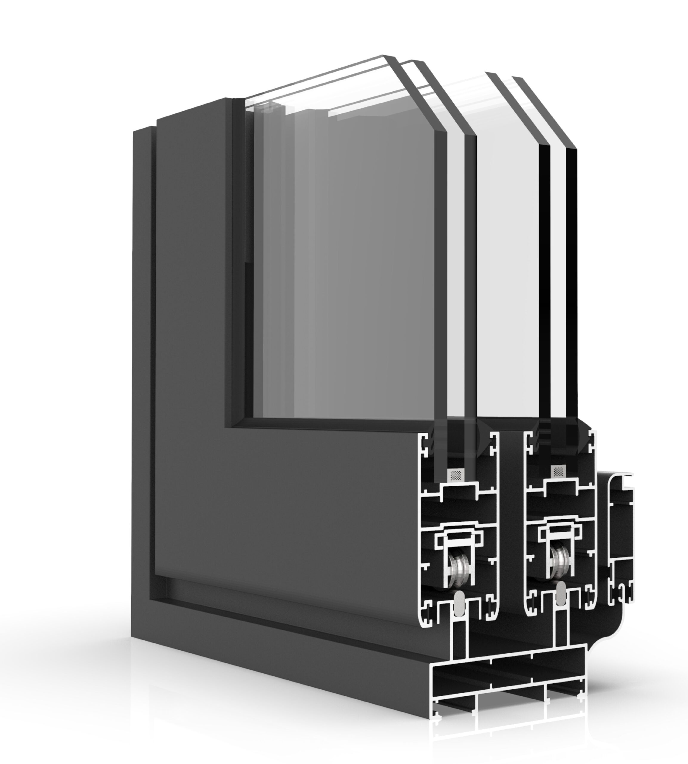 ALN 300-Slide With Fly Screan window