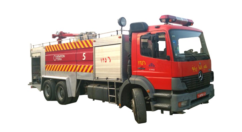 Heavy Refinery fire-fighting car