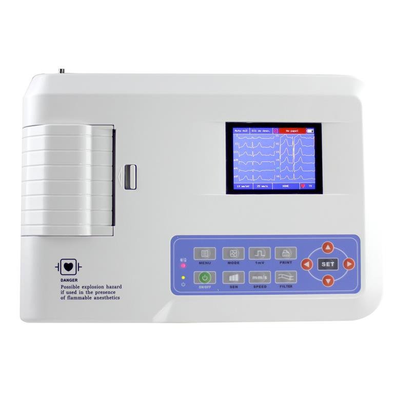 دستگاه نوار قلب 3 کاناله ECG300