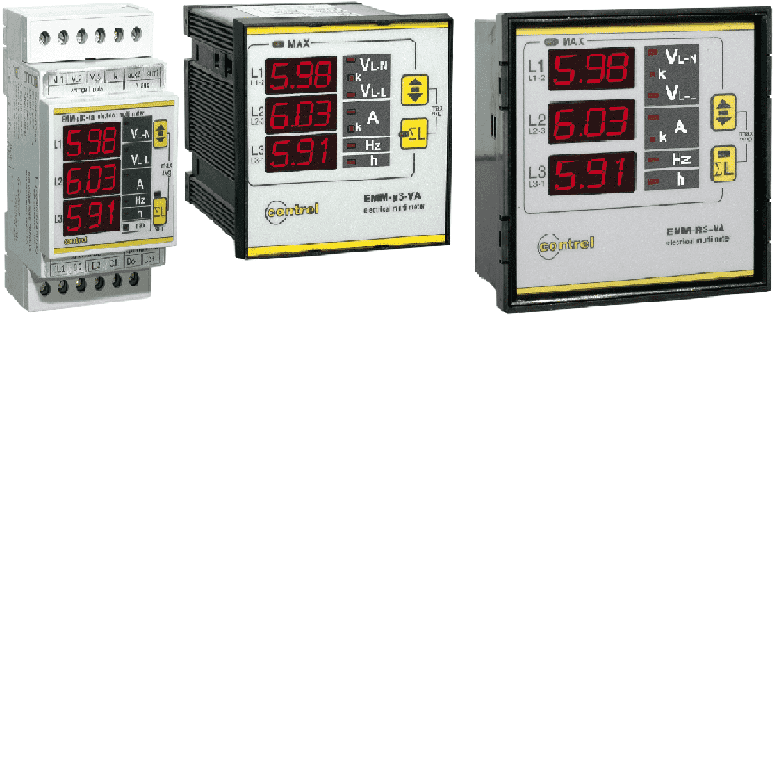 مولتی‌متردیجیتال EMM-µD3VA/EMM-µ۳VA/EMM-R3VA