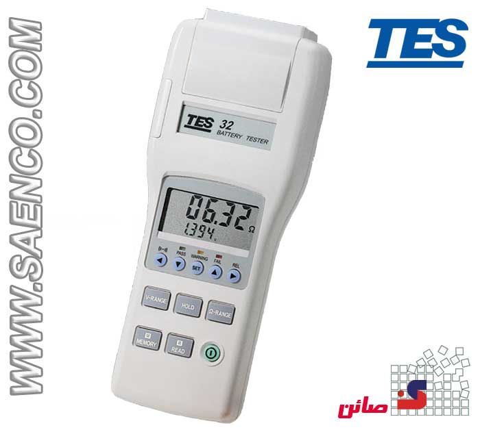 تستر باطری دیجیتال مدل TES-32ساخت کمپانی TES تایوان