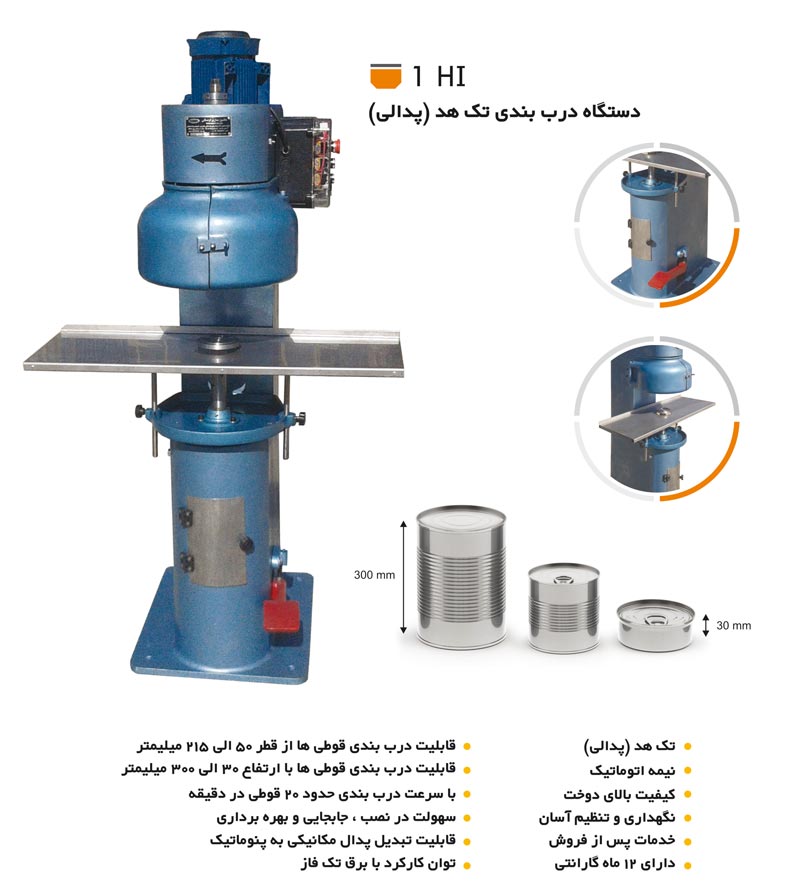 درب بندی تک هد (پدالی)