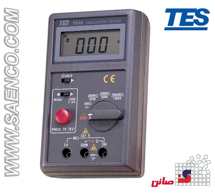 تسترعایق insulation tester مدل TES-1600