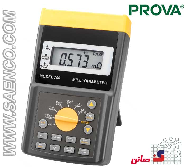 میلی اهم متر دیجیتال مدل Prova-700 ساخت کمپانی PROVA تایوان