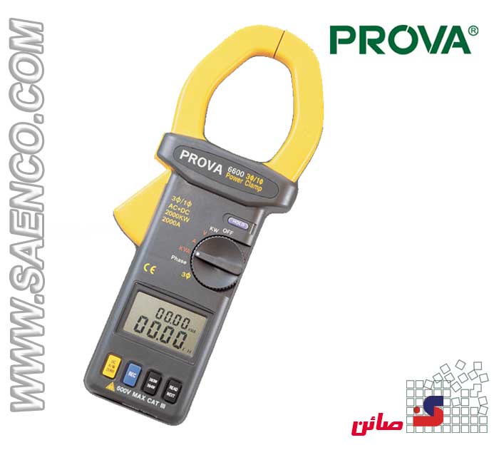 کلمپ 3فاز وتک فاز مدل PROVA 6600