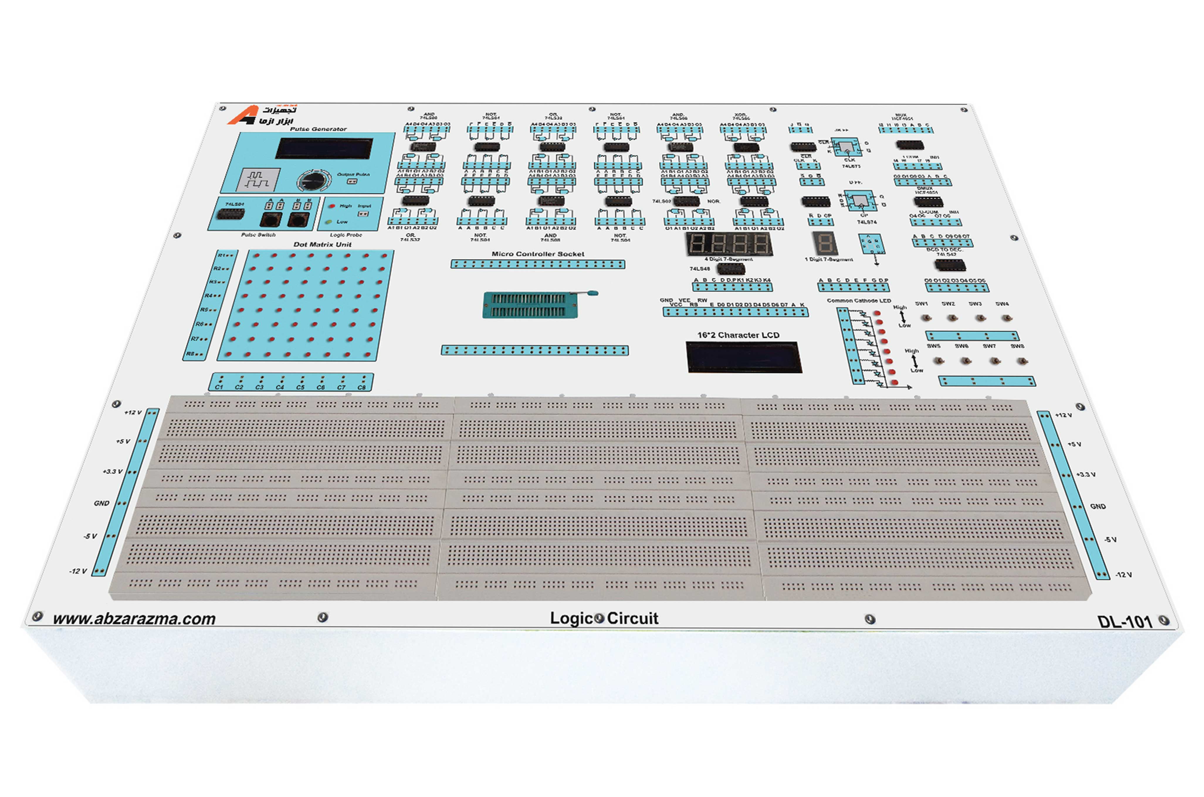 آموزنده مدارهای منطقی- مدل DL-۱۰۱