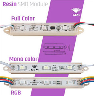 اس ام دی رزینی فول کالر و RGB جم GEM