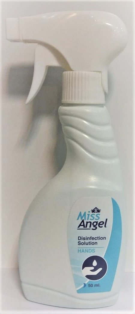 Hand disinfectant solution 70% alcohol containing glycerin - 300 ml