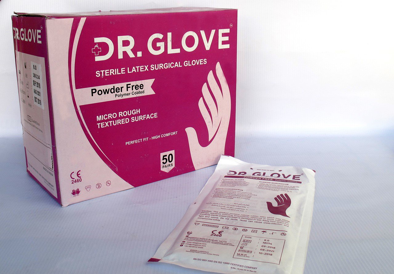 دستکش جراحی بدون پودر دکتر گلاو Dr. Glove