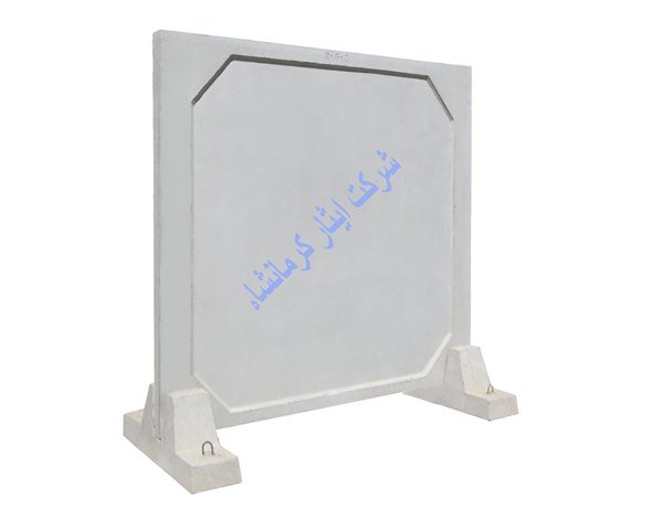 دیوار بتنی پیش ساخته طرح ساده یکرونما(کد:Df-3/1 )