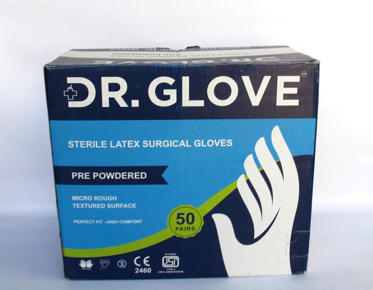 دستکش جراحی لاتکس استریل پودری دکتر گلاو Dr. Glove