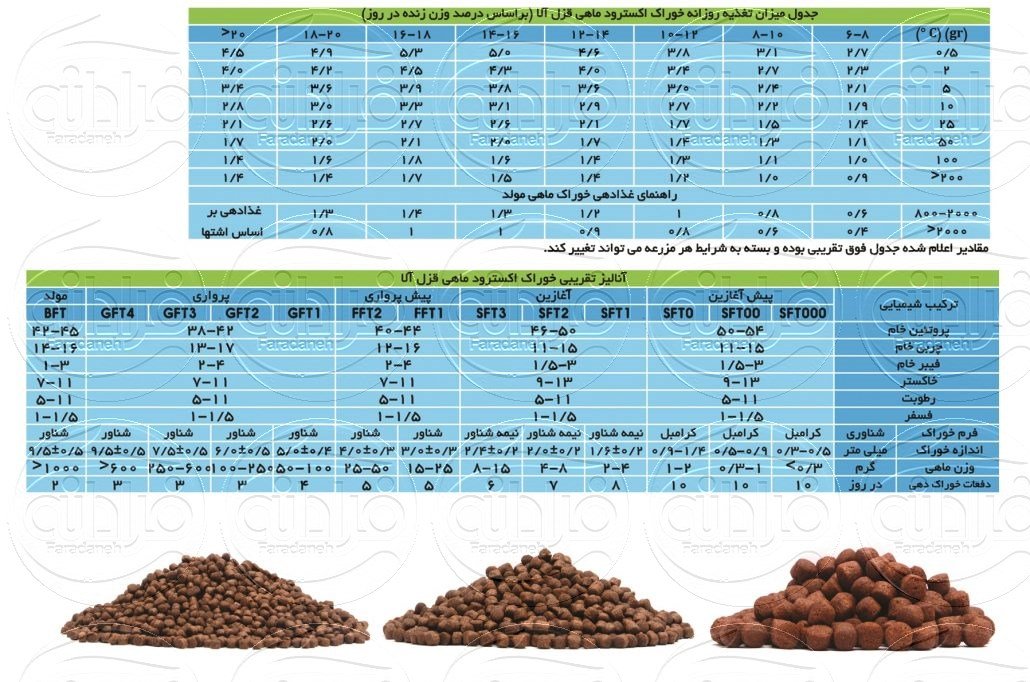 خوراک ماهی قزل‌آلا